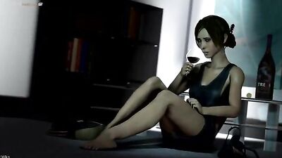 Girl and dog 3