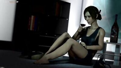 Girl and dog 3