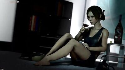 Girl and dog 3