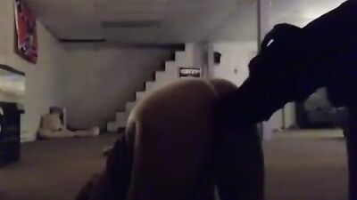 Teen Dominatrix Takes Dogs Cock Deep in Throat