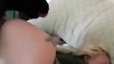 My wife tries the dog