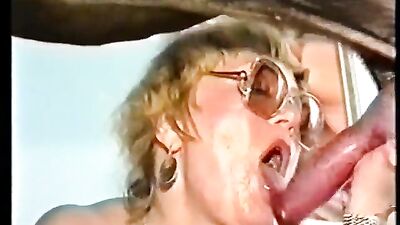 Granny sucks cock