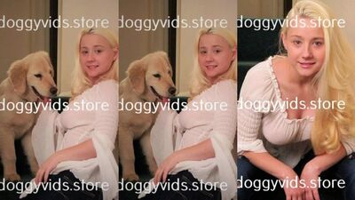 Angel blonde doggy preview set