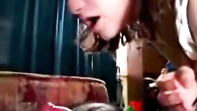 Teen suck huge cock