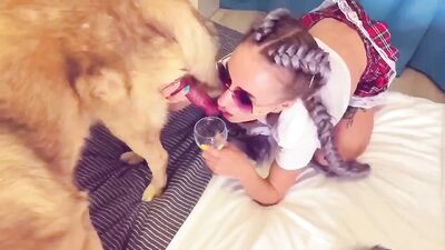 Sonya UnMasked Man and Doggy