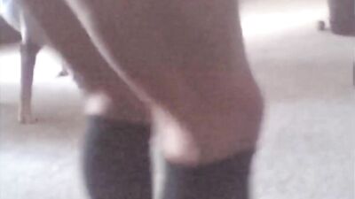 Slut in school uniform fucked doggy style in dog