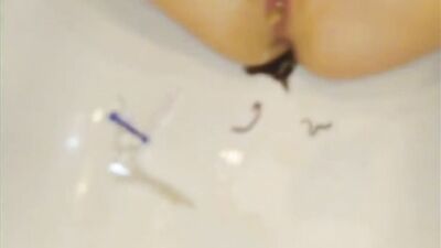 playing with worms