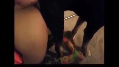 girlfriend and the dog