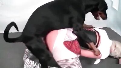 doberman woman
