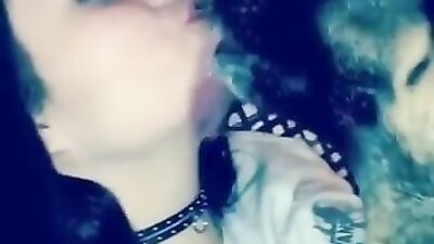 Dog Kissing