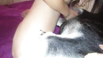 Asian Wife Obeying Her Husband