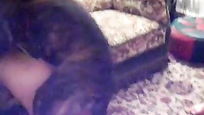 Busty Teen Sucks Massive Rotweillers Dick, Takes Condom-Filled Plug