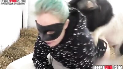 Fucked in the pig stable