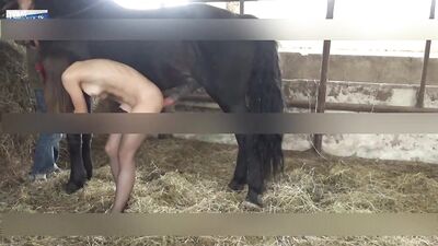 Team Russia Teen try horse sex