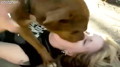 Kisses with my dog