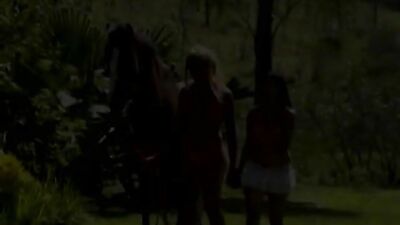 Masive horse cock and woman