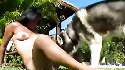 AnimalPass Hot chick butt fucked by dog