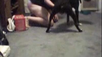 Amateur Webcam Dog girl test BLUEdog