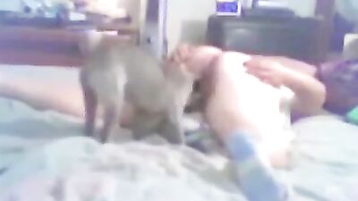 Amateur - Wife and dog at webcam 2