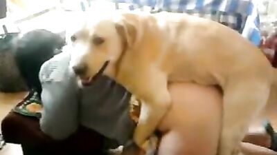 My big ass fucked by my dog
