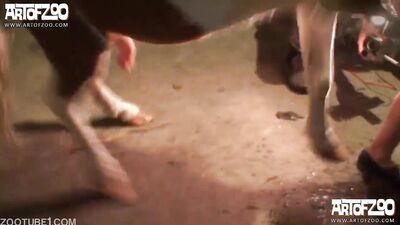 Farm Fresh Squirting Threesome with Anal Cumshot