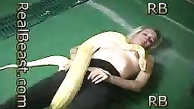 Blond and snake