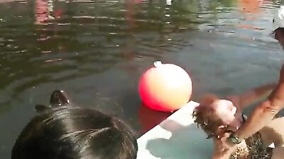 Rare video - Delfin abuses mature woman