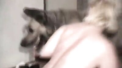 Mature Blonde Gets Her Paws Dirty