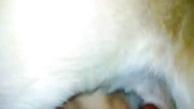 Jerk off hot girl feeds pup sticky cum facial