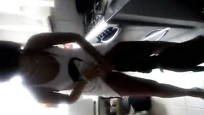 Maids Dirty Kitchen Surprise for Hungry Hound