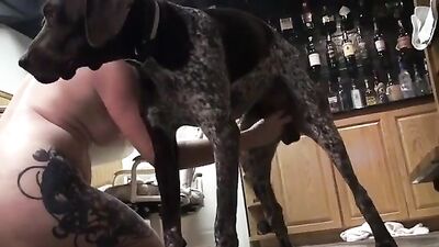 Sultry Spanish Wife Succumbs to Forbidden Canine Lust