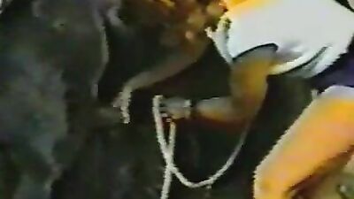 Horny Cowgirl Sucks Stiff Horse Cock