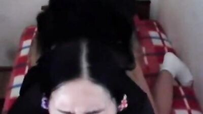 Sultry Schoolgirl Seduces Her Best Friends Hung Dog, DP Threesome