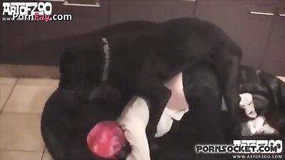 Horny Milf Seduces Hungry Wolf in Steamy Animal Fantasy