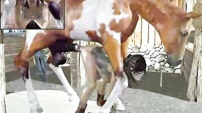 Bestiality cartoons big horse coock