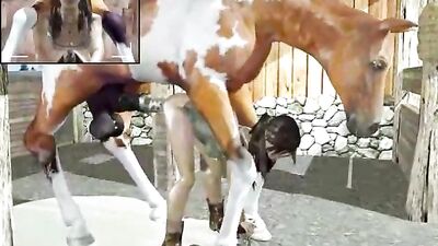 Bestiality cartoons big horse coock