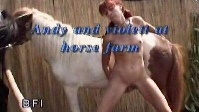 Filthy Farm Frenzy - Violetts Bareback Horseback Ride Leads To