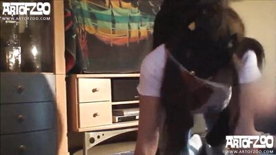 Puppys Paw Job Turns To Pussy Pound