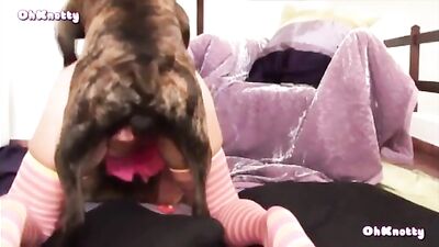 Doggy and brunette Be mine art of zoo