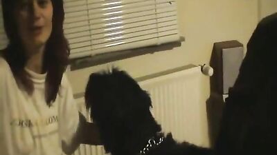 Lisa love dog cum