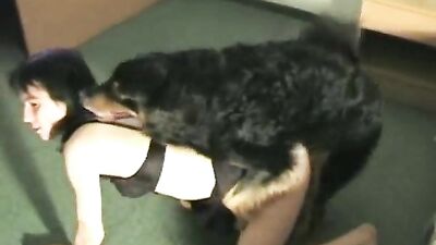 German woman fuck with pig