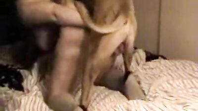 Two Blondes and Messy Dog Sex