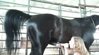 i tied my girlfrend and put my dog to lick her pussy