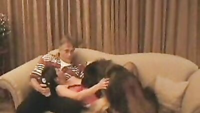 hot blonde giving her pussy to the dog at the motel