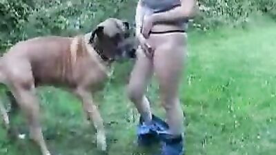threesome with a dog