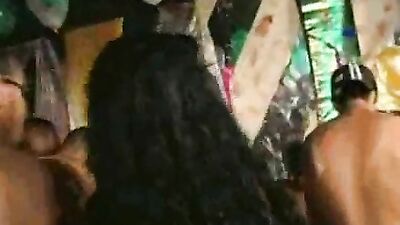 Two kittys licks Lesbian cat cosplay