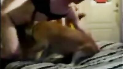 Blonde teen go to horse cock