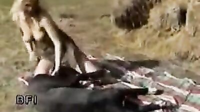 Slim latina fucks horse