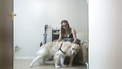 AOZ - Irresistible Lise - girl fuck two dogs