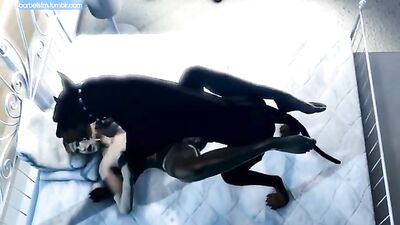 New animation 3d dog
